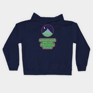 Las Montañas son mi lugar de paz. Kids Hoodie